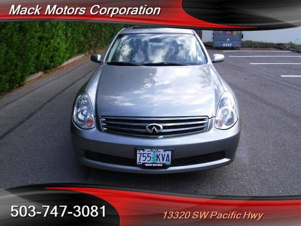 2006 Infiniti G35x 76K Low Miles Heated Leather Seated Moon Roof AWD for sale in Tigard, OR – photo 4