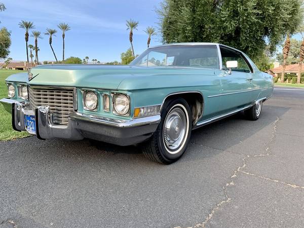 All original 72 Coupe DeVille slicktop - cars & trucks - by dealer -... for sale in Palm Springs, CA – photo 2