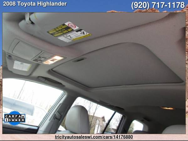 2008 TOYOTA HIGHLANDER LIMITED AWD 4DR SUV Family owned since 1971 for sale in MENASHA, WI – photo 15