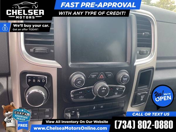 475/mo - 2016 Ram 1500 Big Horn 4WD! 4 WD! 4-WD! EcoDiesel! Crew Cab for sale in Chelsea, MI – photo 9