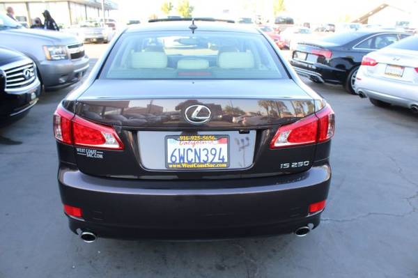 2012 Lexus IS 250 - - by dealer - vehicle automotive for sale in Sacramento , CA – photo 6