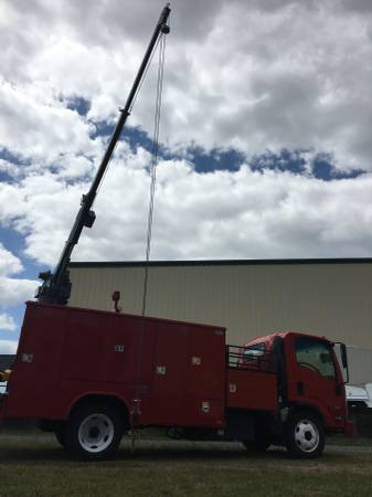 2016 Isuzu NQR Utility Body 3,200lb Crane Truck-75,000 MILES! for sale in Palmetto, AZ – photo 11