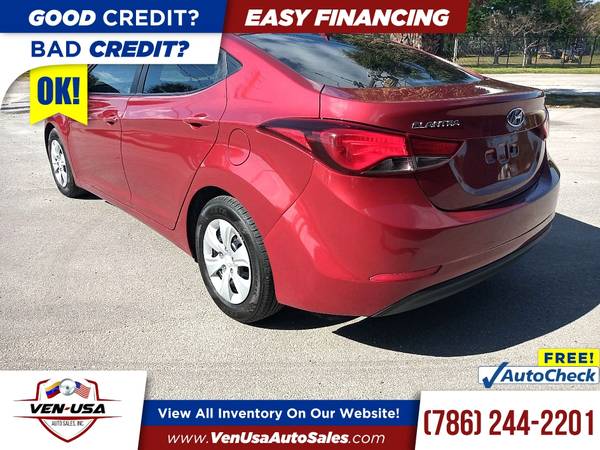 2016 Hyundai Elantra SESedan 6A 6 A 6-A (US) FOR ONLY 219/mo! for sale in Miami, FL – photo 6