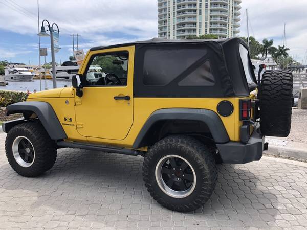 2008 *Jeep* *Wrangler* *4WD 2dr X* Detonator Yellow for sale in Fort Lauderdale, FL – photo 18