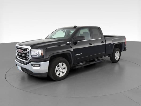 2016 GMC Sierra 1500 Double Cab SLE Pickup 4D 6 1/2 ft pickup Black... for sale in Arlington, District Of Columbia – photo 3