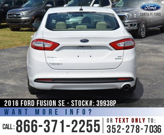 *** 2016 Ford Fusion SE *** SYNC - Bluetooth - Touchscreen - Camera for sale in Alachua, GA – photo 6