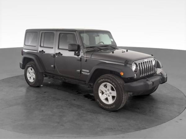 2017 Jeep Wrangler Unlimited Sport SUV 4D suv Black - FINANCE ONLINE... for sale in irving, TX – photo 15