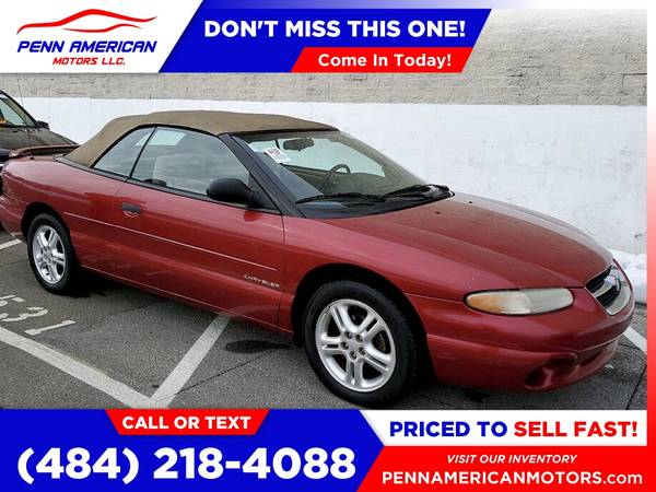 1996 Chrysler Sebring JX 2dr 2 dr 2-dr Convertible PRICED TO SELL! for sale in Allentown, PA – photo 5