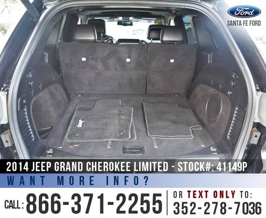 2014 Jeep Grand Cherokee Limited Backup Camera - Leather for sale in Alachua, GA – photo 14