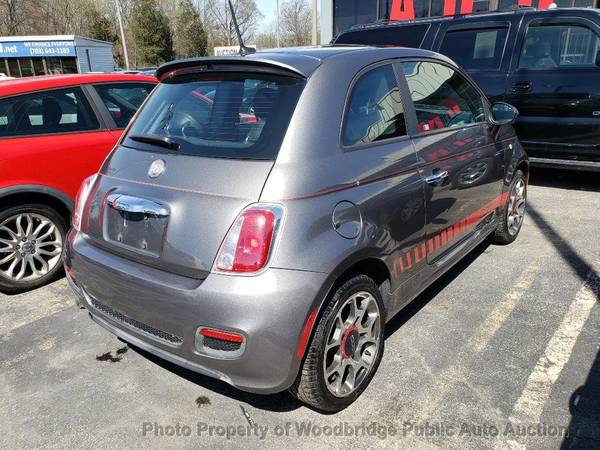 2012 FIAT 500 2dr Hatchback Sport Gray - - by for sale in Woodbridge, District Of Columbia – photo 3