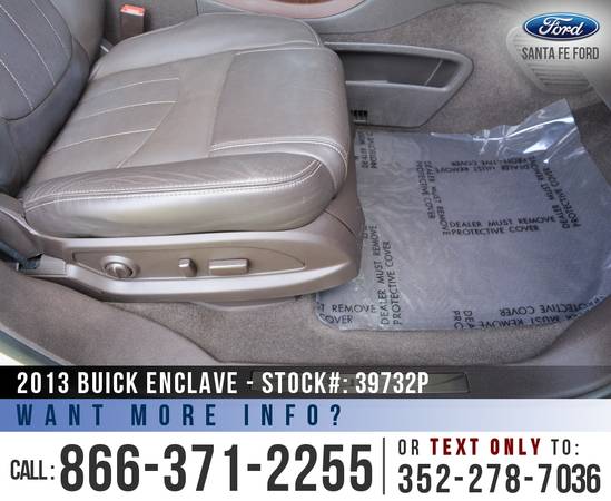 *** 2013 Buick Enclave SUV *** Homelink - Leather Seats - Remote Start for sale in Alachua, FL – photo 24