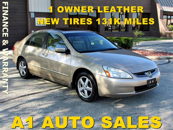 1 owner 2005 HONDA ACCORD EX-L 4cyl 131k warranty - cars & trucks -... for sale in Willowbrook, IL – photo 3