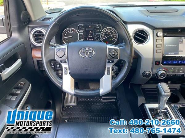 2018 TOYOTA TUNDRA CREWMAX LIMITED 4WD 5 7L UNIQUE TRUCKS - cars & for sale in Tempe, AZ – photo 21