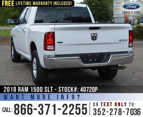 *** 2018 Ram 1500 SLT 4WD *** Backup Camera - Cruise - SiriusXM -... for sale in Alachua, GA – photo 5
