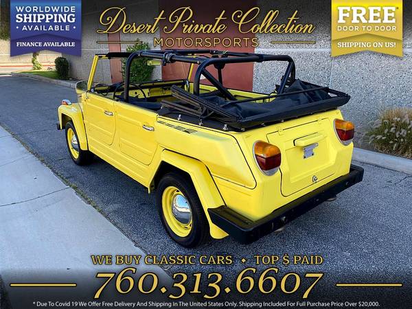 1973 Volkswagen Thing Type 181 Convertible, removable roll bar Wagon for sale in Palm Desert, NY – photo 4