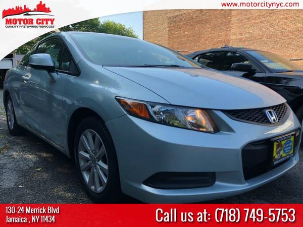 CERTIFIED 2012 HONDA CIVIC COUPE EX! LOADED! CLEAN CARFAX!LOW MILES! for sale in Jamaica, NY – photo 3
