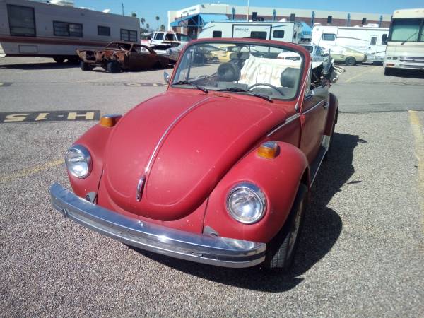 1978 VW Super Beetle Convertible *Runs but needs some TLC* for sale in Tucson, CA – photo 2