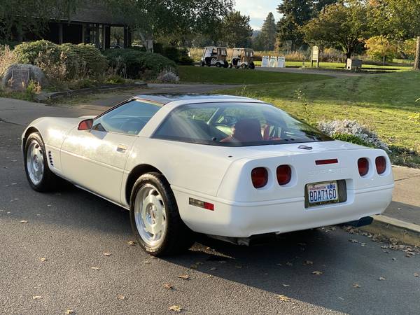 1995 Corvette Coupe W/dual Roof panels low miles White/Red Must See... for sale in PUYALLUP, WA – photo 11