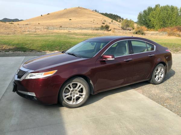 2009 Acura TL, Burgundy, 3.5 W/Tech Pkg. FWD 5 speed, V6, Leather -... for sale in Helena, MT