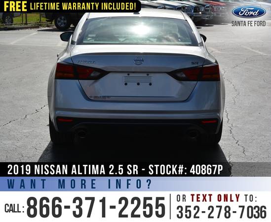 *** 2019 Nissan Altima 2.5 SR *** Touchscreen - SIRIUS - Cruise -... for sale in Alachua, FL – photo 6