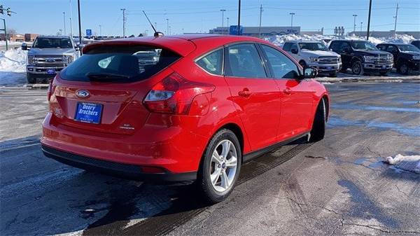 2014 Ford Focus SE hatchback Red - - by dealer for sale in Iowa City, IA – photo 3