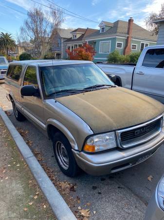 2002 GMC Sonoma SL with Cap - cars & trucks - by owner - vehicle... for sale in San Rafael, CA