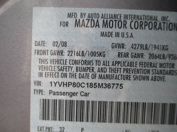 2008 Mazda MAZDA6 Touring - cars & trucks - by dealer - vehicle... for sale in Youngstown, OH – photo 8