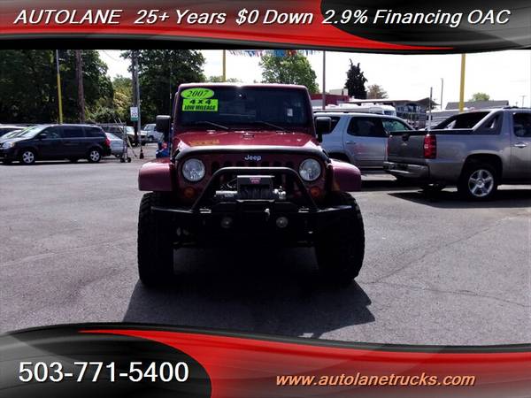 2007 Jeep Wrangler 4X4 Unlimited Sahara Lifted - - by for sale in Portland, OR – photo 2