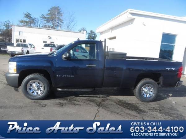 2009 Chevrolet Silverado 1500 Work Truck 4x4 2dr Regular Cab 8 ft.... for sale in Concord, NH – photo 3