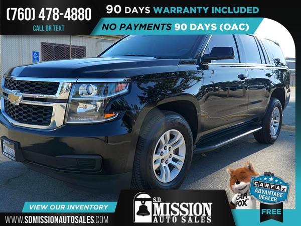 2017 Chevrolet Tahoe LT FOR ONLY $540/mo! - cars & trucks - by... for sale in Vista, CA – photo 5