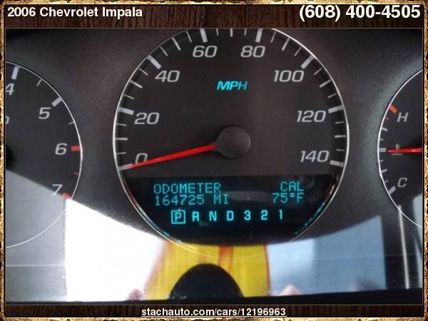 2006 Chevrolet Impala 4dr Sdn LT 3.5L with License plate bracket,... for sale in Janesville, WI – photo 10