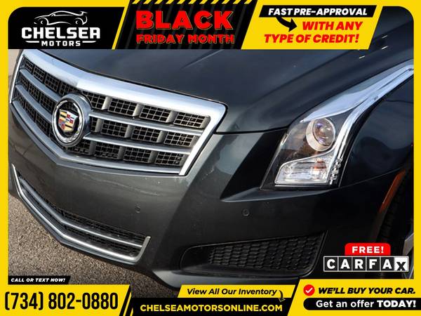 $237/mo - 2014 Cadillac ATS 2.0L Turbo Luxury AWD - Easy Financing!... for sale in Chelsea, MI – photo 10