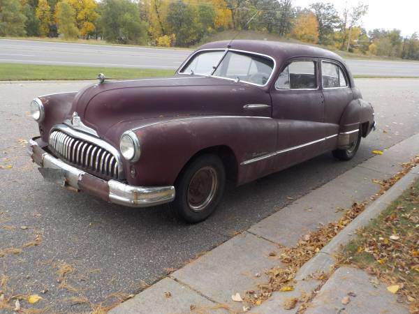 1948 buick roadmaster 4 door,very solid and straight/no title - cars... for sale in New londonMN, MN – photo 3