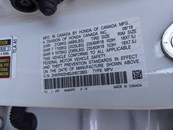 2018 Honda CR-V EX-L AWD All Wheel Drive SKU: JH672883 - cars & for sale in Chandler, AZ – photo 24