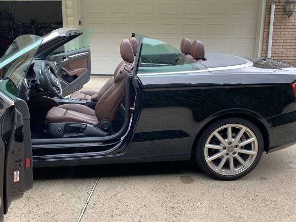 2015 Audi A3 cabriolet convertible, black with brown interior for sale in Wolcott, CT – photo 11