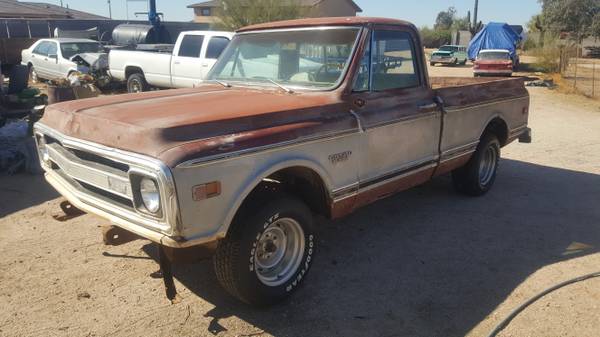 1969 Chevy SB 2WD CST 396 AT AC Factory Buckets Roller Project for sale in Cave Creek, AZ – photo 2