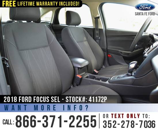 2018 Ford Focus SEL Sunroof - Backup Camera - Cruise Control for sale in Alachua, FL – photo 20