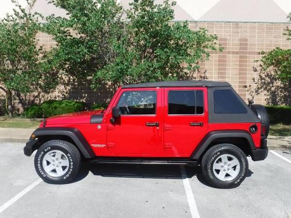 2010 Jeep Wrangler Unlimited Sport 4x4 4dr SUV suv Red for sale in Springdale, AR – photo 6