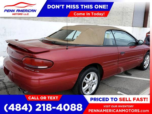 1996 Chrysler Sebring JX 2dr 2 dr 2-dr Convertible PRICED TO SELL! for sale in Allentown, PA – photo 3