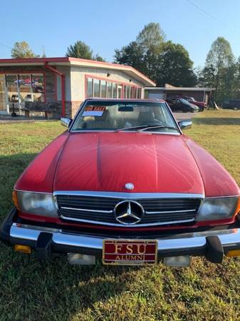 RED 1983 Mercedes-Benz Sports 380SL Convertable Low Miles for sale in Cherry Log, GA – photo 3