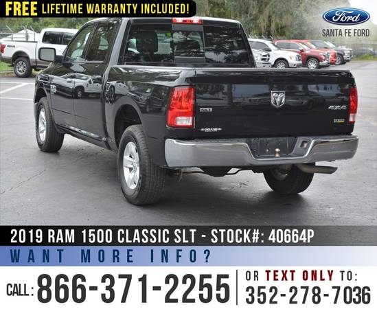 *** 2019 RAM 1500 CLASSIC SLT 4WD *** Camera - Flex Fuel - Bluetooth... for sale in Alachua, FL – photo 5