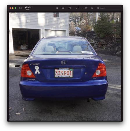 2005 honda civic for sale - cars & trucks - by owner - vehicle... for sale in Wilmington, MA – photo 3