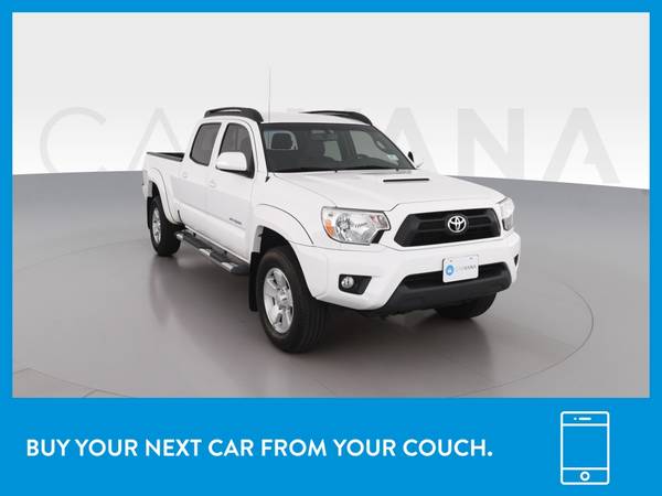 2013 Toyota Tacoma Double Cab PreRunner Pickup 4D 6 ft pickup White for sale in Charlotte, NC – photo 12
