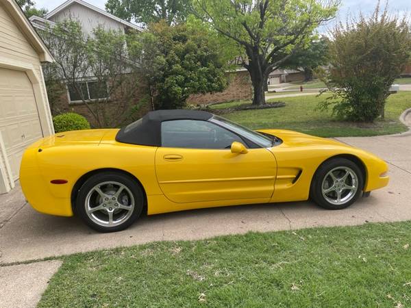 2002 Sexy Yellow Convertible C5 Corvette for sale in Grand Prairie, TX – photo 2