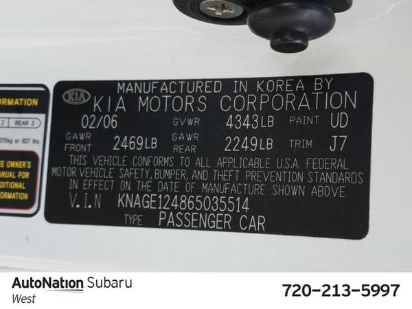 2006 Kia Optima LX SKU:65035514 Sedan for sale in Golden, CO – photo 23