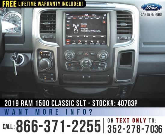 2019 RAM 1500 CLASSIC SLT *** Camera, Bedliner, Cruise Control *** -... for sale in Alachua, FL – photo 12