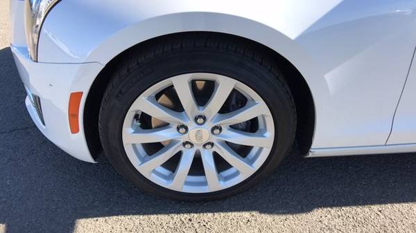 2018 Caddy Cadillac ATS Sedan Premium Luxury RWD sedan White - cars for sale in Reno, NV – photo 10