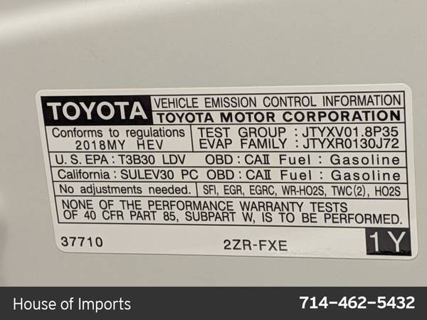 2018 Toyota Prius Prime Plus SKU:J3085874 Hatchback - cars & trucks... for sale in Buena Park, CA – photo 24