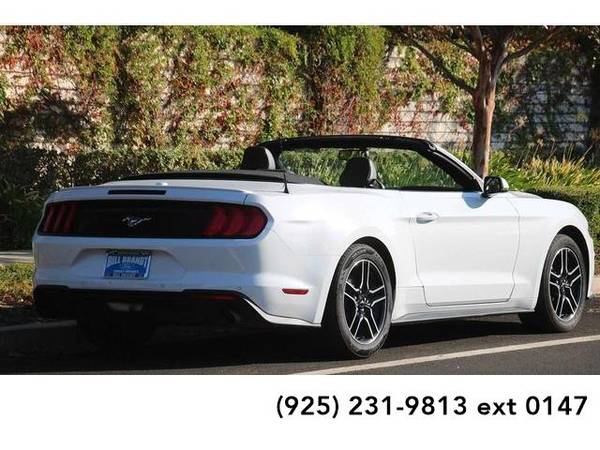 2018 Ford Mustang convertible EcoBoost Premium 2D Convertible (White) for sale in Brentwood, CA – photo 3