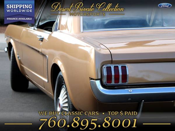 1965 Ford Mustang Coupe 289 4 bbr Coupe available for a test drive for sale in Palm Desert, TX – photo 12